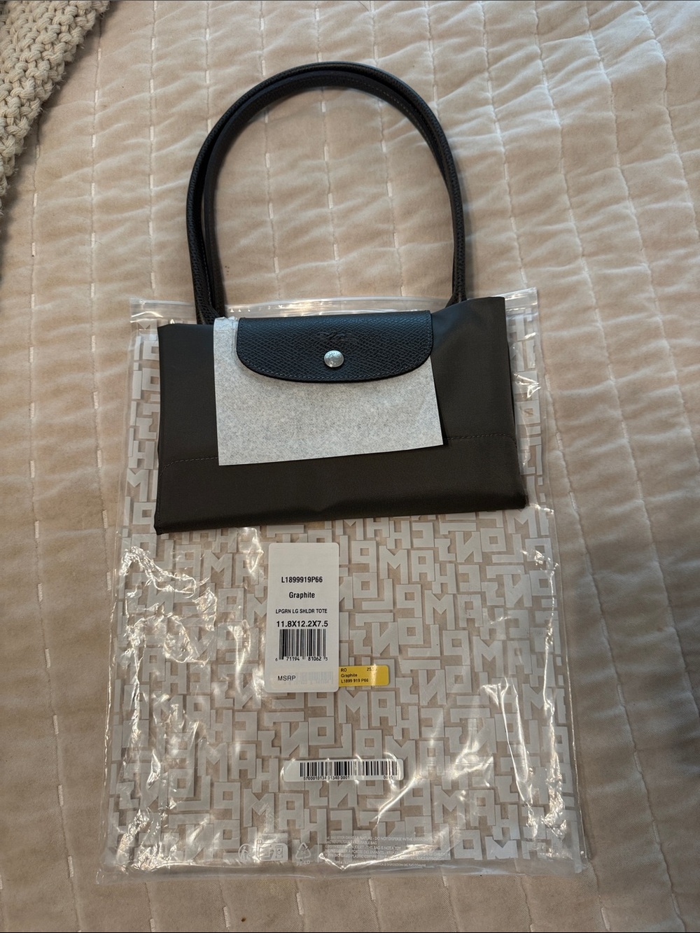 Longchamp Graphite Large